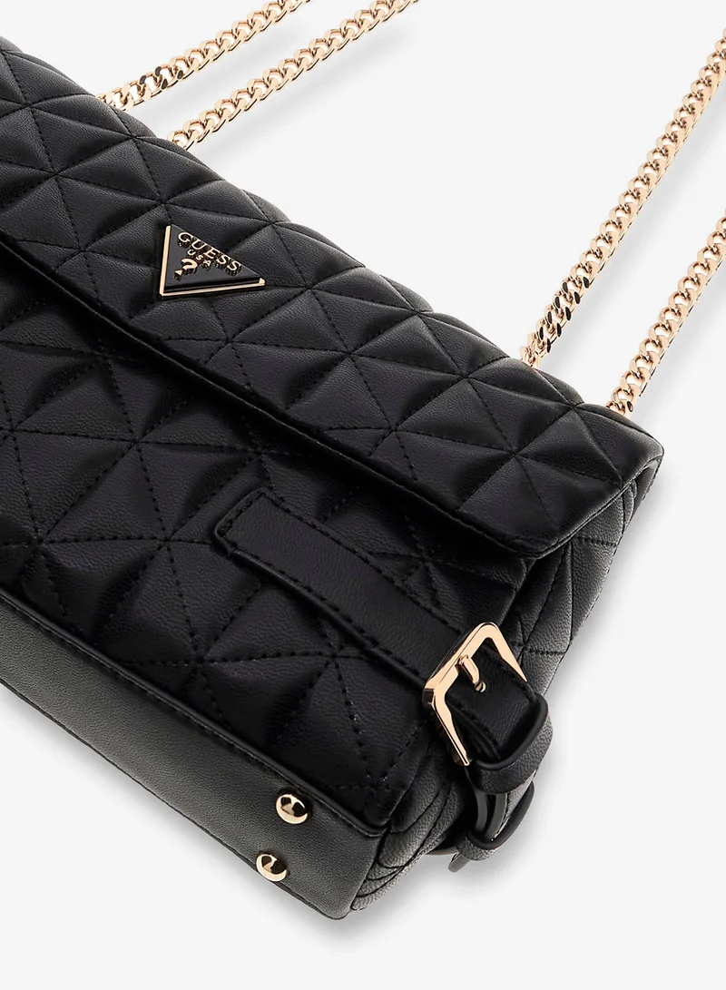 GUESS  Paisleigh Convertible Flap Over Crossbody Bag for Women | Best Price UAE